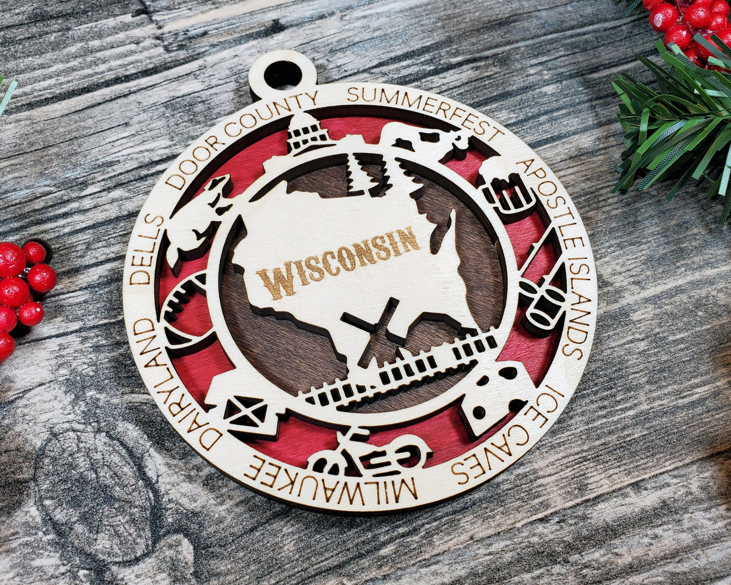 Wisconsin Ornament