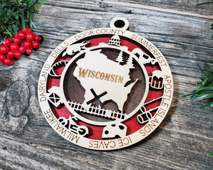 Wisconsin Ornament