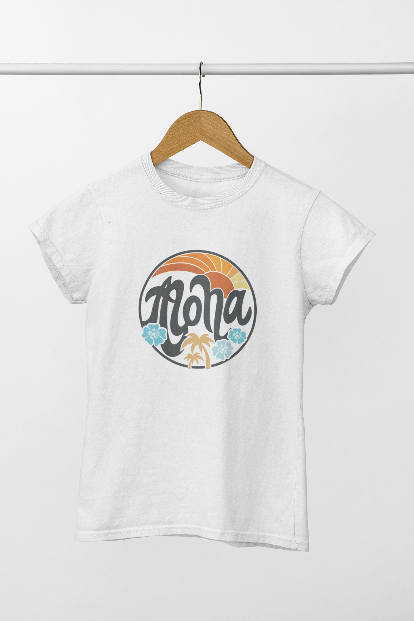 Aloha Waves Crew Neck T-Shirt