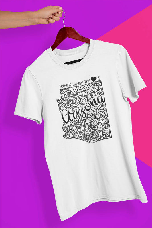 Shaka Brands | Graphic Tee's | Arizona Mandala Crew Neck T-Shirt