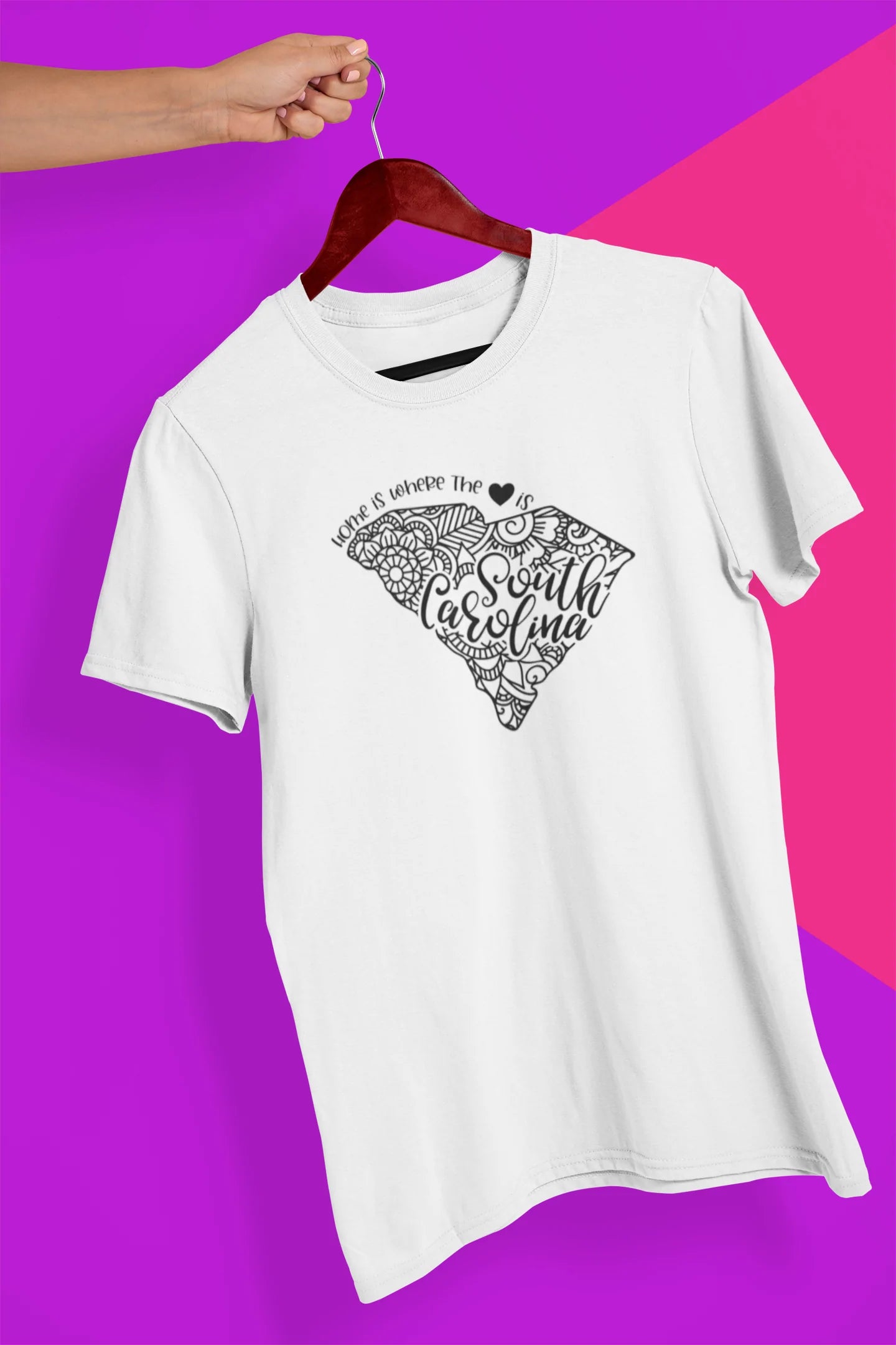 Shaka Brands | Graphic Tee's | South Carolina Mandala Crew Neck T-Shirt