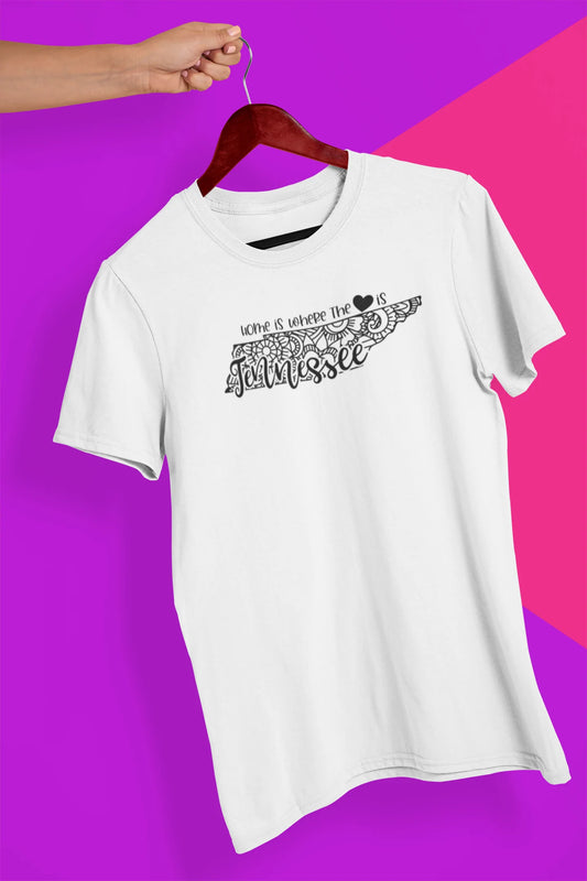 Shaka Brands | Graphic Tee's | Tennessee Mandala Crew Neck T-Shirt