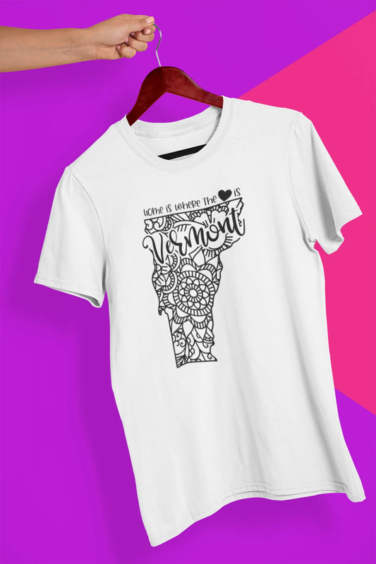 Shaka Brands | Graphic Tee's | Vermont Mandala Crew Neck T-Shirt