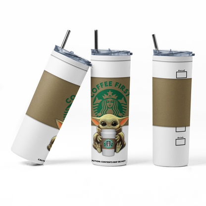 Shaka Brands | Tumblers | Baby Yoda Starbucks 20 oz. Skinny Tumbler