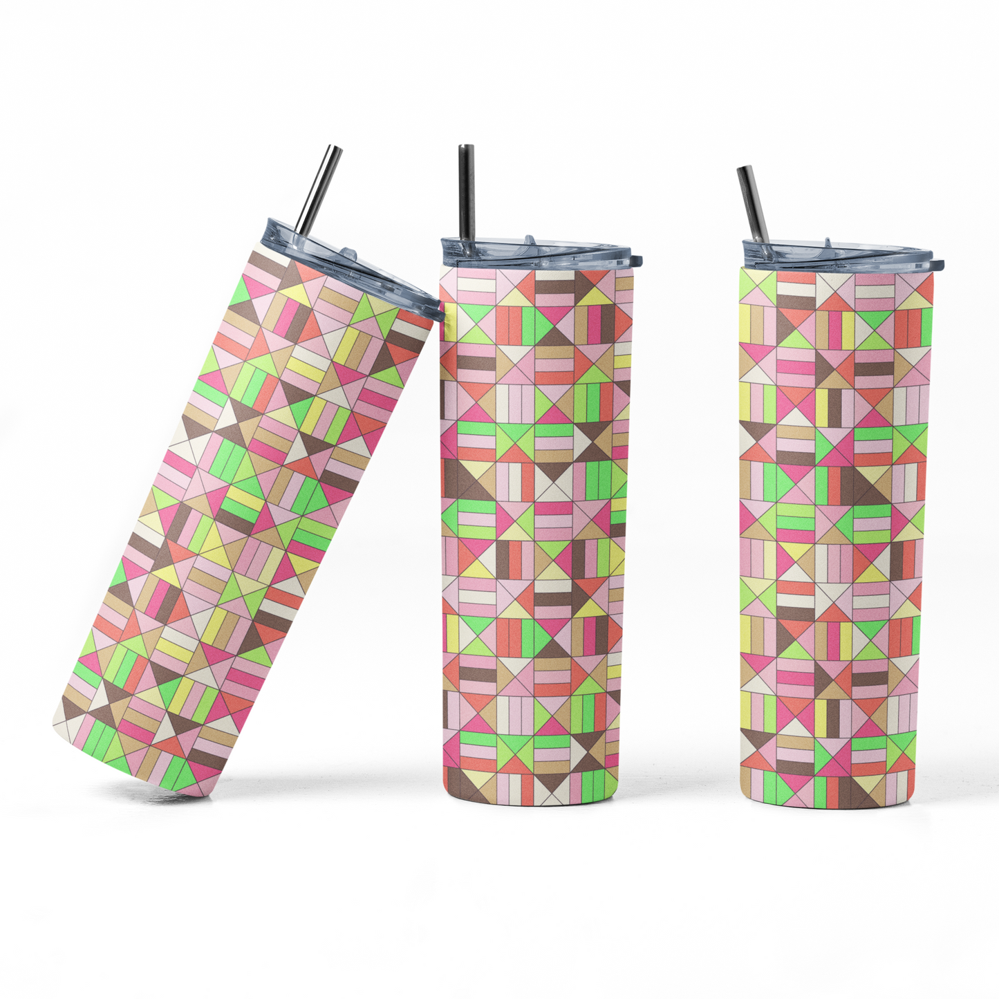 Shaka Brands | Tumblers | Abstract Design 20 oz. Skinny Tumbler