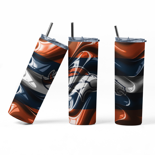 Shaka Brands | Tumblers | Denver Broncos Flag 20 oz. Tumbler