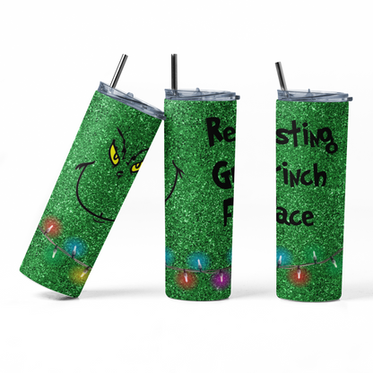 Shaka Brands | Tumblers | Resting Grinch Face Christmas 20 oz. Tumbler