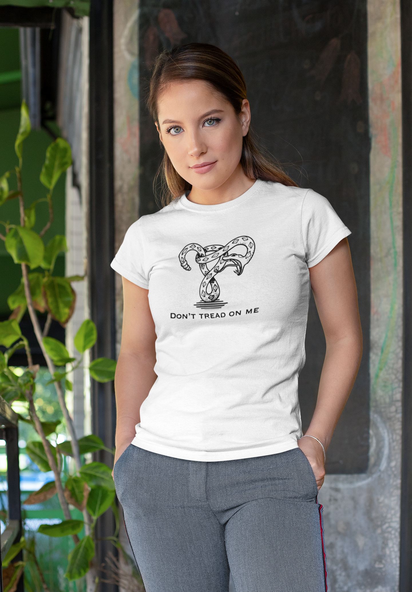 Don't Tread on my Uterus Crew neck T-Shirt